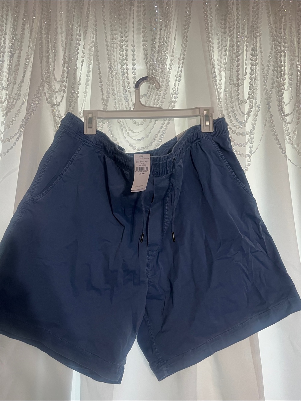American Eagle Outfitters Blue Elastic Waist Shorts